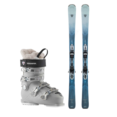 Skis Rossignol EXPERIENCE W 80 Carbon Express + fixations W 11 GW B83 + chaussures de ski Rossignol TRACK 70 W Cloud Grey